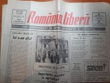 Ziarul romania libera 9 ianuarie 1990 (revolutia )