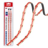 Benzi LED COB pentru mașini roz 2x30cm 12V AMIO-04570