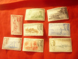 Serie mica Barbados 1950 George VI , motive locale ,8val.sarniera, Nestampilat