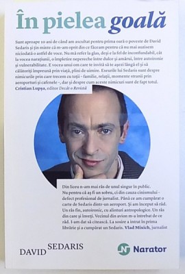 IN PIELEA GOALA de DAVID SEDARIS , 2014 foto