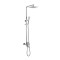 Coloana de dus Mixxus KUB-009-J, 120 cm, monocomanda, furtun flexibil, baterie si para incluse