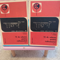 73 de scheme pentru radioamatori. 2 volume. A. Săhleanu. N. Ridici. 1975