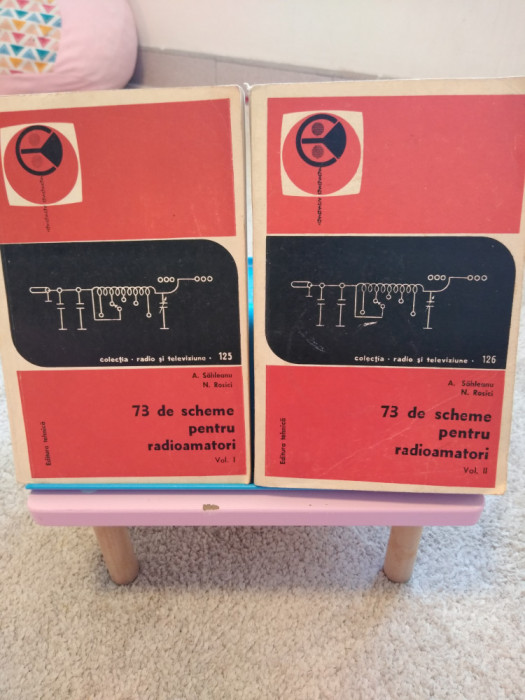 73 de scheme pentru radioamatori. 2 volume. A. Săhleanu. N. Ridici. 1975