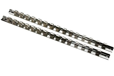 Stecknuss Schiene, 1/4 Zoll Halterung, 15 Clips, Werkzeugwand Halterung foto