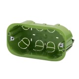 Doza ovala, pentru ghips, carton 133x73x50mm / GW24404PM