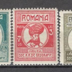Romania.1927 50 ani Societatea de Geografie TR.26