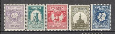 Romania.1927 50 ani Societatea de Geografie XR.35 foto