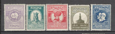 Romania.1927 50 ani Societatea de Geografie TR.26 foto