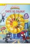 Marvel. Paienjenelul si prietenii lui uimitori. Carte de colorat. 12 creioane mici pentru maini de pitici