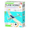 Kit Constructie Avion Mobil Solar 4M Green Science - Joc Educativ Stiinta, 5+ ani, Energie Verde, Cadou Copii