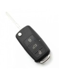 Carcasă cheie tip briceag Volkswagen cu 3 butoane, Carguard