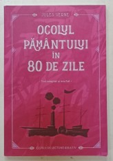 OCOLUL PAMANTULUI IN 80 DE ZILE de JULES VERNE , TEXT ADAPTAT SI SCURTAT , 2024