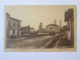 Carte postala scrisa 1918 Grecia-Verbeni(astazi Itea)-Biserica bombardata WWI, Circulata, Printata