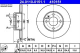 Disc frana ATE 24.0110-0151.1