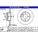 Disc frana ATE 24.0110-0151.1