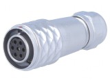 Mufă SF12 Mamă 7P IP67 4-6.5mm 5A 125V