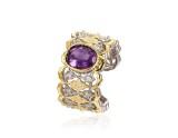 Cumpara ieftin Inel din Argint 925 Bicolor - Imperial Amethyst Filigree