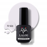 &Nu;&omicron;.424 Ice Off White | Laloo gel polish 15ml, Laloo Cosmetics