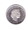 Moneda Elvetia 10 rappen 2015, stare foarte buna, curata, Europa, Cupru-Nichel