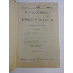 REVISTA GENERALA A INVATAMANTULUI Anul 1924 - Fondator Spiru C. HARET