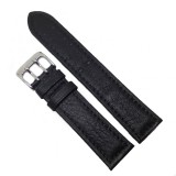 Curea de ceas din Piele Naturala - Culoare Neagra - Catarama dubla - 22mm - WZ3988, Time Veranda