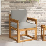 vidaXL Set de canapele de exterior Lemn de acacia solid și poliester 3436223