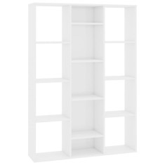 Separator camera/Biblioteca alb extralucios 100x24x140 cm PAL foto