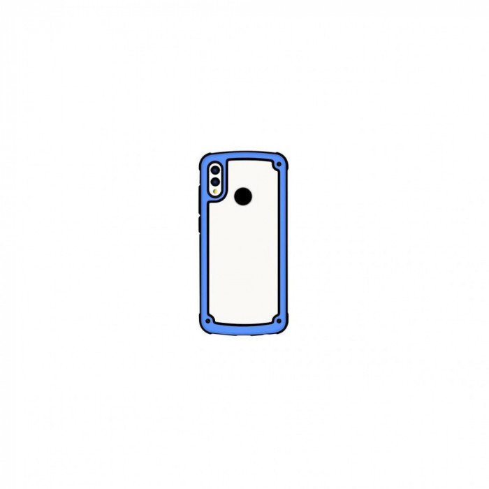 Husa Compatibila cu Samsung Galaxy A40 - Iberry SuperShock Albastru