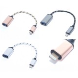Cablu adaptor otg, usb-iphone, lightning, 3.0, 15cm
