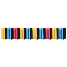 Set 10 Bureti Vase Canelati BONUS, Multicolor, Burete Vase, Burete Bucatarie, Bureti de Vase, Burete pentru Vase, Bureti Clasici de Vase, Set Bureti V foto