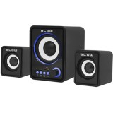 Set 3 boxe Blow MS-26 2.1, 280 Hz - 18 KHz, Negru