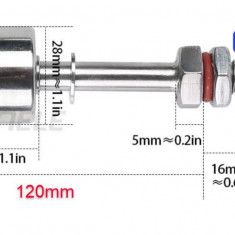 Senzor nivel inox apa lichid plutitor bazin ulei ars 120mm