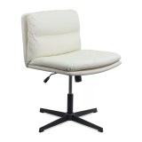 Scaun birou rotativ REL407, piele ecologica, baza polipropilena, inaltime reglabila, 120 kg