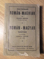 DICTIONAR ROMAN-MAGHIAR-TEODOR ANDRASI foto