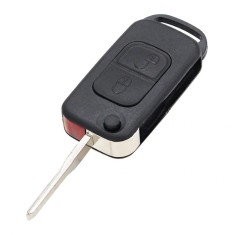 Carcasa Cheie Auto Tip Briceag Techstar&reg; pentru Mercedes-Benz W168, W124, W202, W210, W211, W203, C-Class, E-Class, S-Class, ML, SL - 2 Butoane