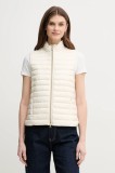 Geox vesta de puf JAYSEN femei, culoarea bej, de tranzitie, W5525D T3146