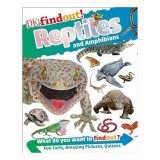 Carte DKfindout! Reptile si Amfibieni pentru copii 6-9 ani, educatie STEM, autor DK