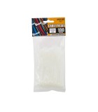 Coliere plastic 100x2.5 mm transparent 100buc Handy