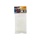 Coliere plastic 100x2.5 mm transparent 100buc Handy