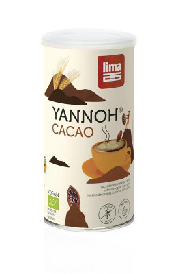 Cafea din Cereale Bio Yannoh Instant cu Cacao 175gr Lima foto