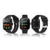 Smartwatch cu Ecran Tactil, Negru, Funcții Multiple de Monitorizare și Sport, CMCLASS