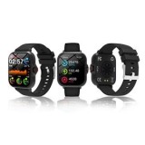 Smartwatch cu Ecran Tactil, Negru, Funcții Multiple de Monitorizare și Sport, CMCLASS