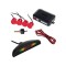 Set Senzori parcare auto detector parktronic display radar monitor 4 senzori ROSU