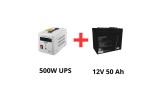 Volt Polska Alimentare ne&icirc;ntreruptibilă pentru pompe de circulație 500W + Green Cell acumulator 50Ah