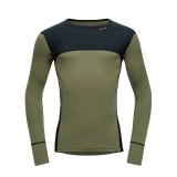 Tricou DEVOLD Lauparen Merino 190 Shirt Man ink/lichen/black M