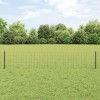 &Icirc;ngrădire cu st&acirc;lpi Gri 0.4 x 50 m Oțel
