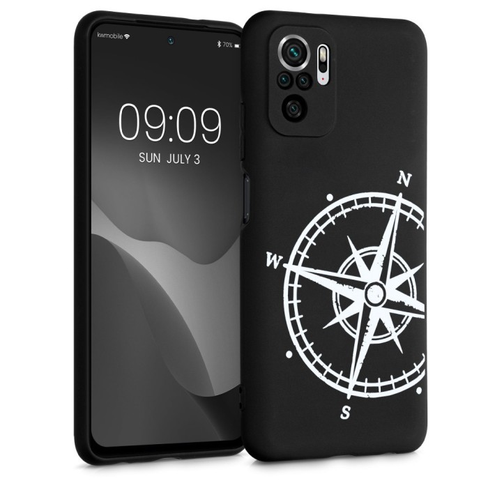 Husa pentru Xiaomi Redmi Note 10 / Redmi Note 10S, Silicon, Negru, 54545.03, kwmobile