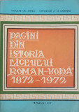 PAGINI DIN ISTORIA LICEULUI ROMAN-VODA 1872-1972-NICOLAE GR. STETCU, GHEORGHE A.M. CIOBANU
