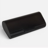 Toc pentru Ochelari, Dreptunghiular, Transparent Negru, Capac Rabatabil, CMCLASS