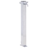 VidaXL Coloană de apă de grădină, 40 cm, oțel inoxidabil, pătrat